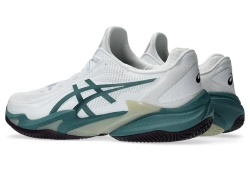Мужские кроссовки теннисные Asics Court FF 3 Clay - white/foggy teal