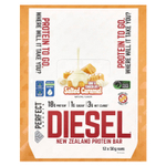 PERFECT Sports, Diesel, новозеландский протеиновый батончик, белый шоколад с соленой карамелью, 12 батончиков по 50 г