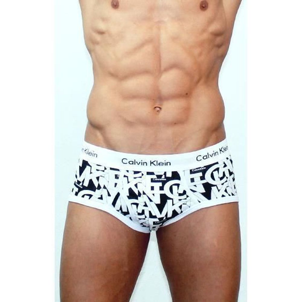 Мужские трусы брифы Calvin Klein 365 CK Black Letters
