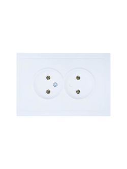 ZIMA Розетка двойная 704-0200-128BQC