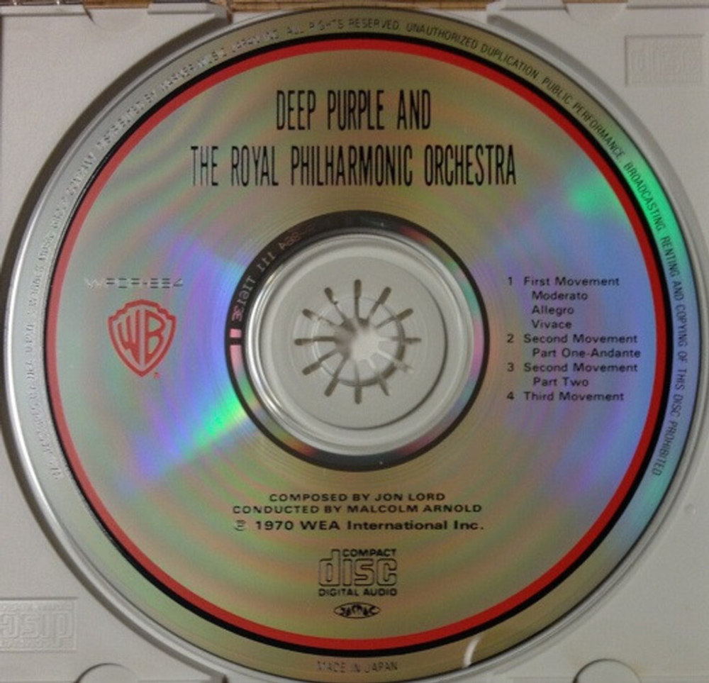 Deep Purple, The Royal Philharmonic Orchestra, Malcolm Arnold / Concerto For Group And Orchestra (CD)