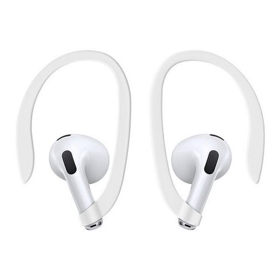 Чехол Uniq Nexo Liquid silicone +carabin +Sports ear hooks для Airpods 4 Pacific Blue (AIRPODS(2024)-NEXOPBLU)