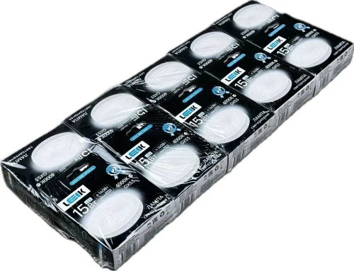 Лампочка светодиодная GX53 15 ватт 4000K Leek (комплект 5 шт) средний нейтральный свет