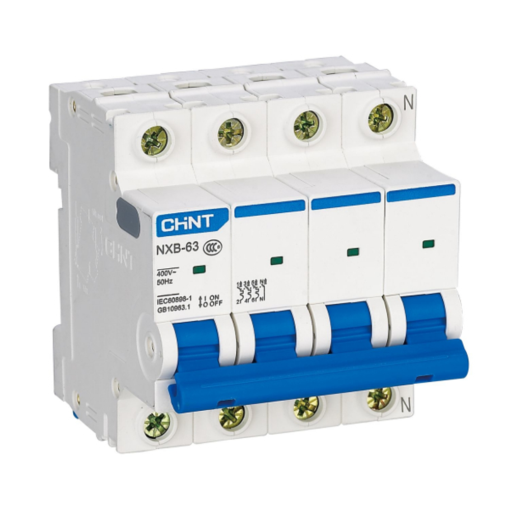 Авт. выкл. NXB-63S 4P 50А 4.5kA х-ка C (R) (CHINT)