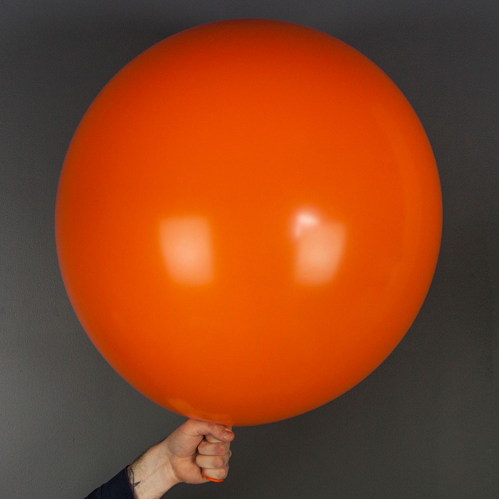 Шар (36''/91 см) Оранжевый, пастель, 1 шт.