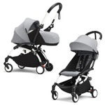Коляска Stokke YOYO3 Newborn Pack рама белая White 2 в 1 Stone