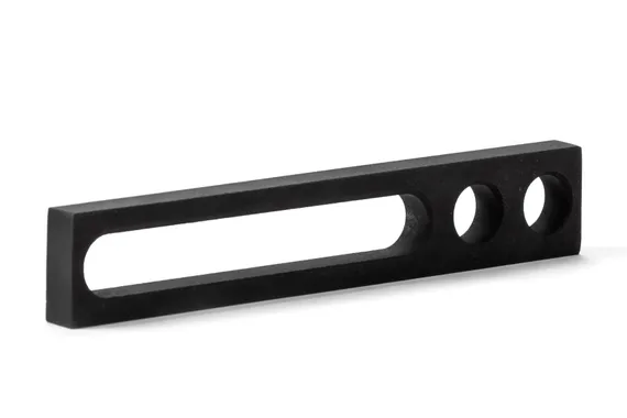 Плоский упор 1 паз + 2 отв 175х30х12 мм D16, Слот-Стол