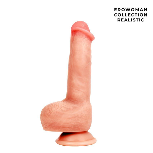 Фаллоимитатор Erowoman-Eroman «Страстный», 14 см, на присоске