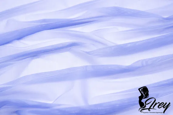 Сетка эластичная Lauma с эффектом голого тела, лавандово-голубой