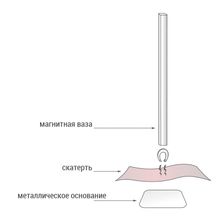 Peleg Design Набор магнитных ваз Magnetic Vase, серебристый - 5шт