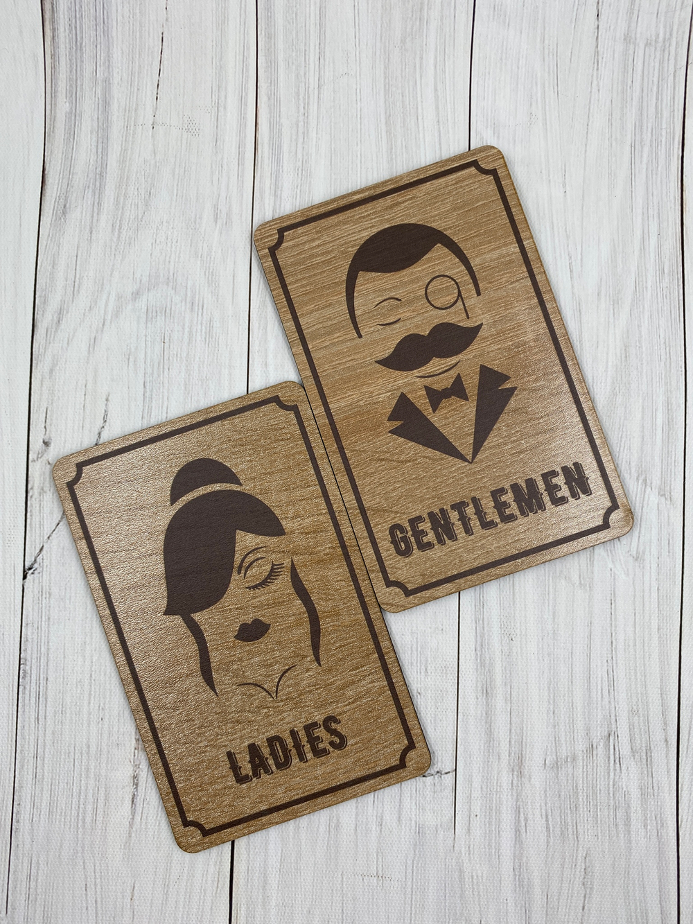 Табличка на туалет (пара М+Ж)