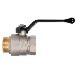 Кран шаровой латунный LD Pride 47.40.B-Н.Р Ду 40 Ру 25 вн-нр, (рычаг)