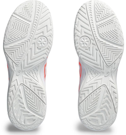 Женские Кроссовки теннисные Asics Court Slide 3 - white/sun coral