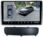 Магнитола для KIA Sorento 2 XM 2012-2016 (климат на ШГУ, рамка-накладка) - Teyes CC3-2K-360 монитор 9.5" 2K QLED на Android 10, 6Гб+128Гб, CarPlay, 4G SIM-слот, 4 камеры в комплекте