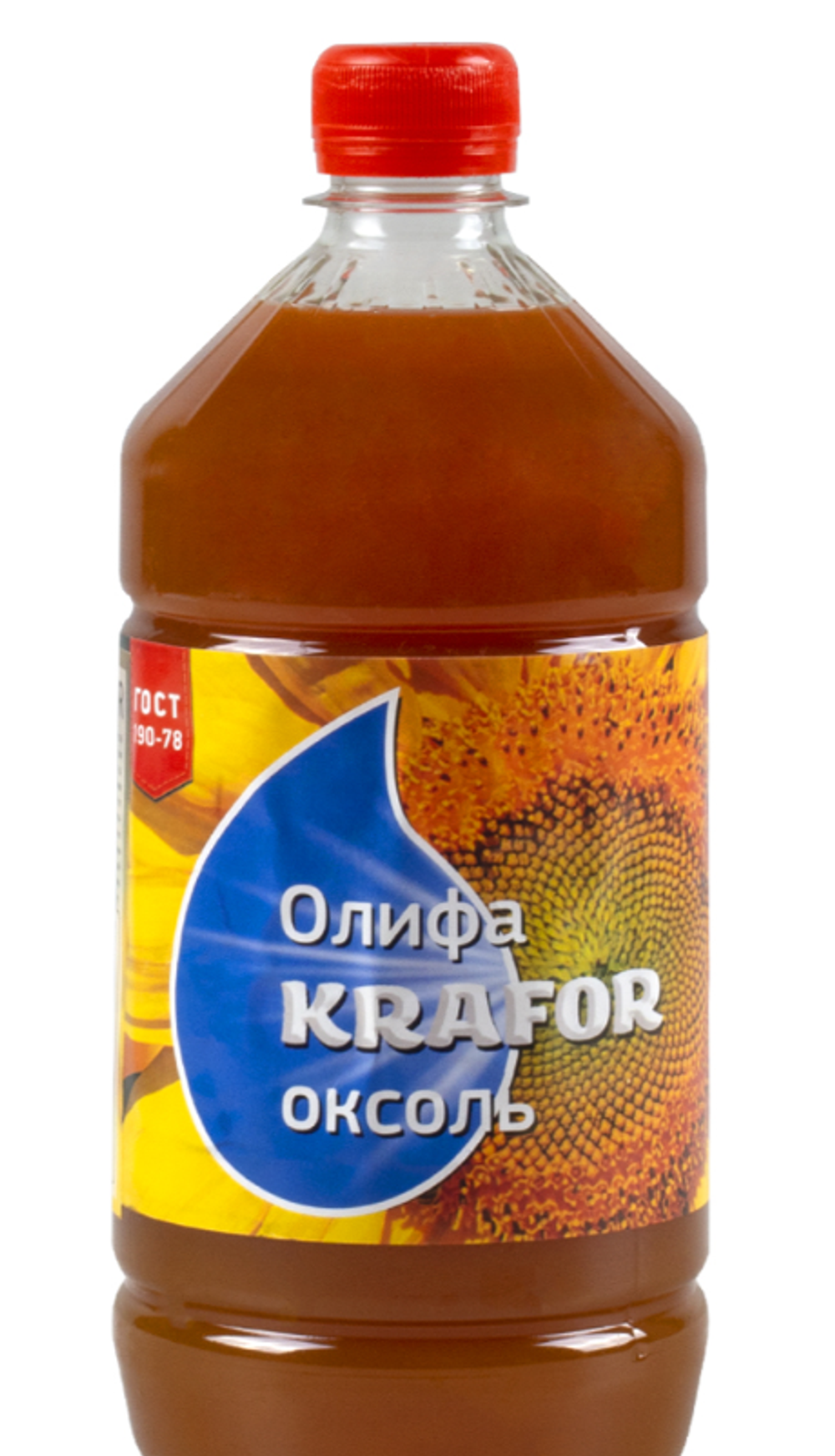Олифа Оксоль Krafor, для деревянных и металлических поверхностей, бесцветная