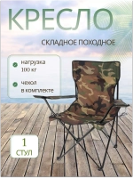 Стул складной туристический походный 50х50х80см