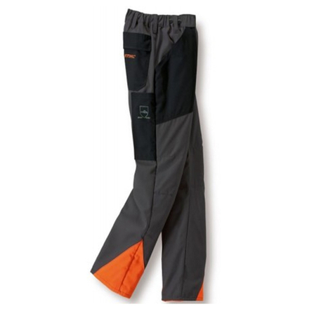 Брюки Economy Plus антрацит/оранж  50