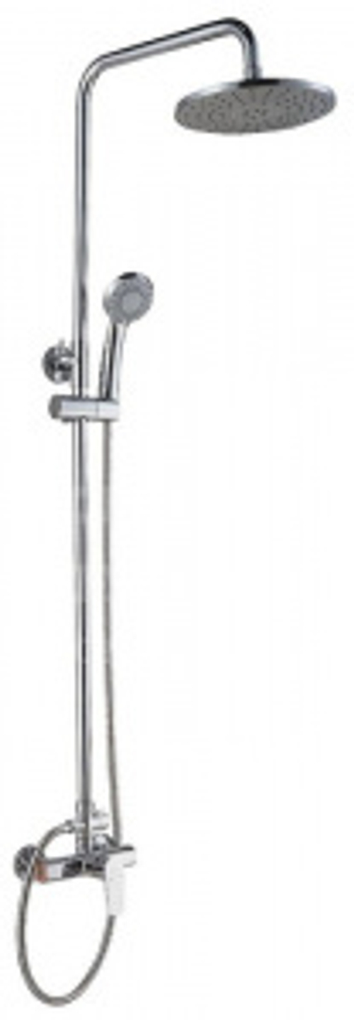 Смеситель ZEGOR с душевой стойкой "тропический душ" PUD16-A045