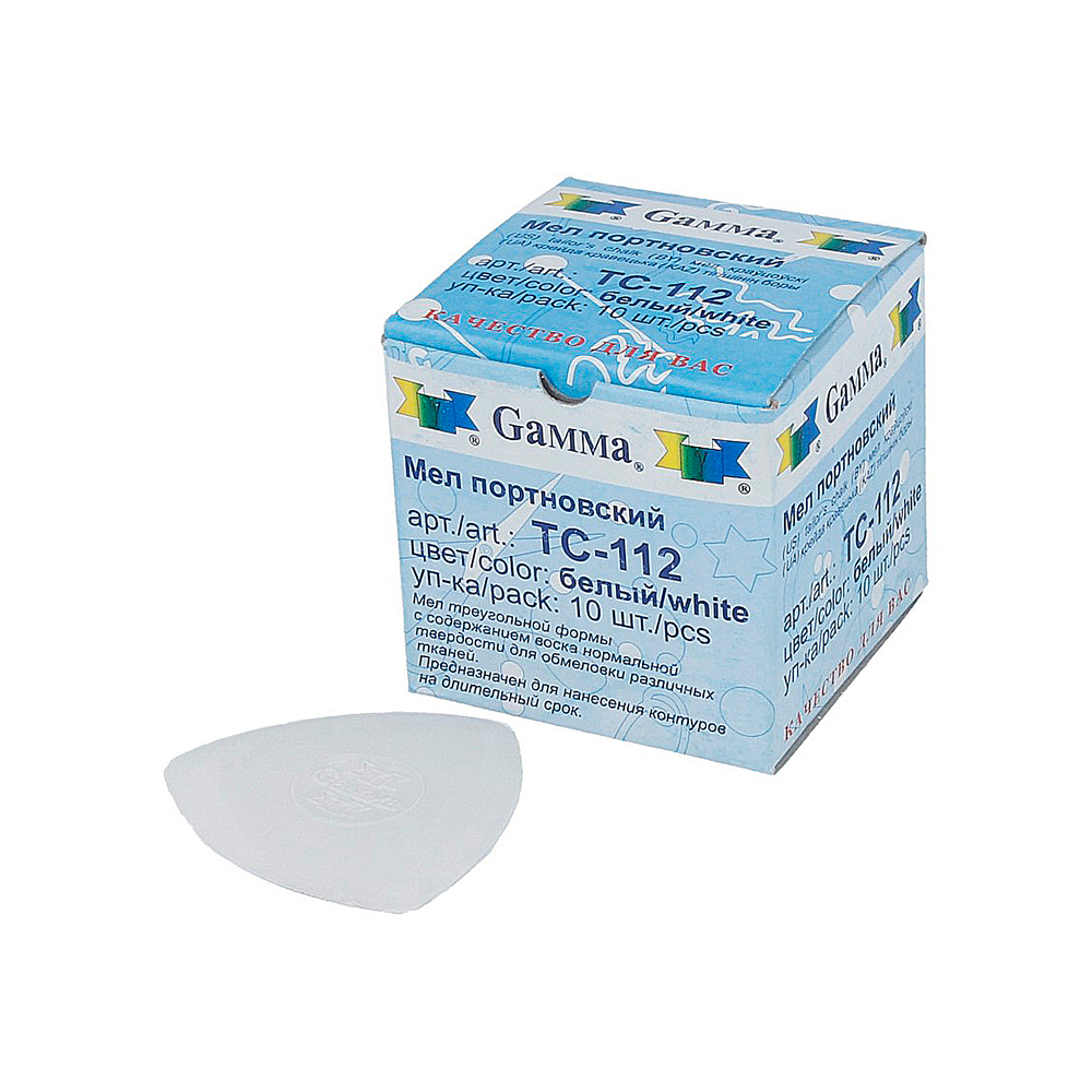 "Gamma" TC-112 Мел портновский восковой, 1 шт