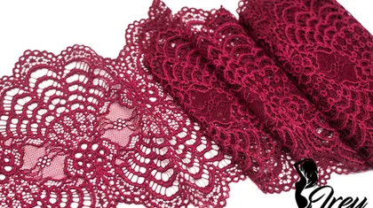 2 новых узора эластичного кружева