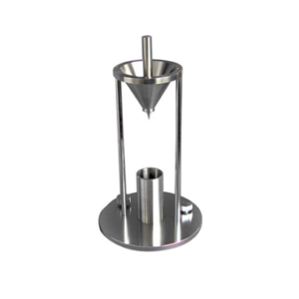 Natural accumulation bulk density meter