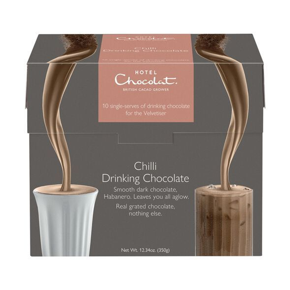 Hotel Chocolat Темный горячий шоколад с перцем Чили Chilli Dark Hot Chocolate (10 саше)