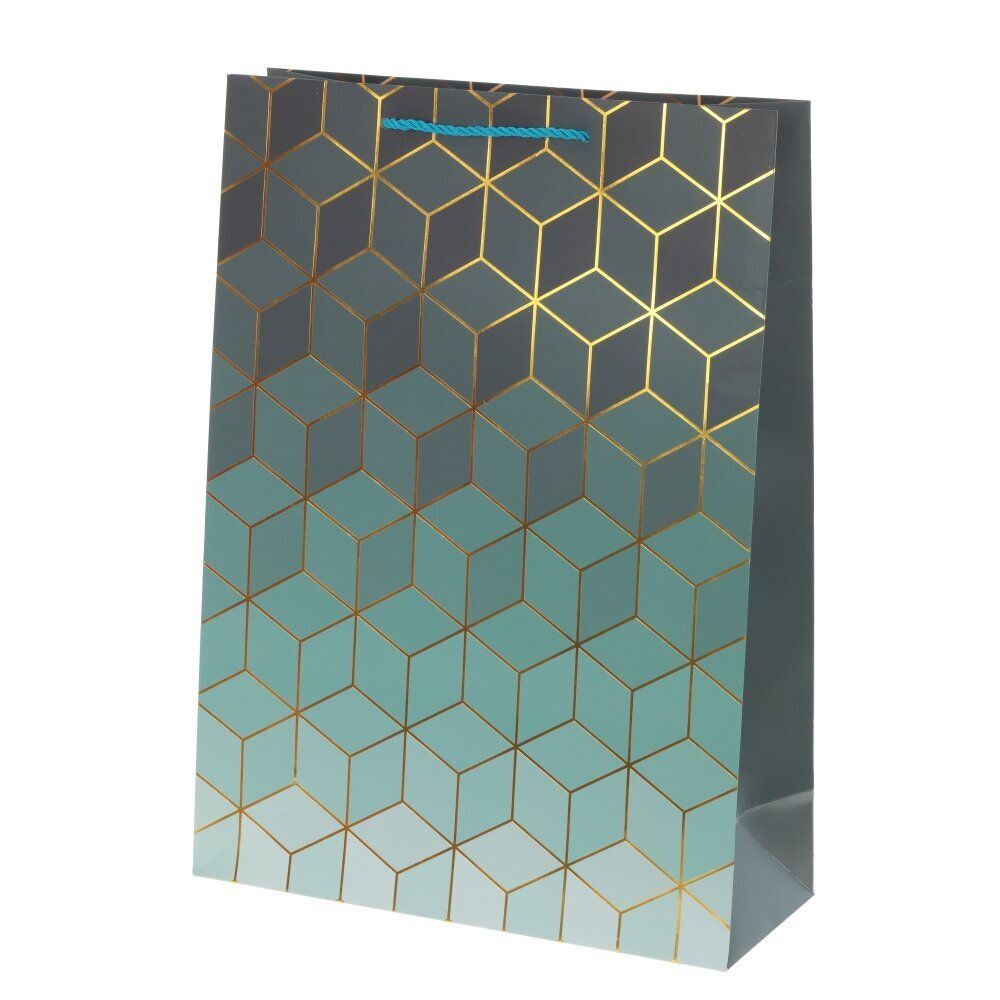 GAEM Пакет подарочный (бумага 210г/м2, блок микс 12шт), L30 W12 H41,5 см, 4в.