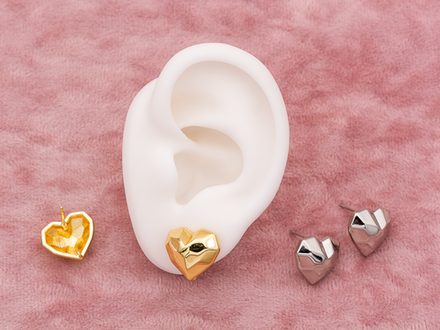 Швензы-гвоздики Сердце 13,5мм