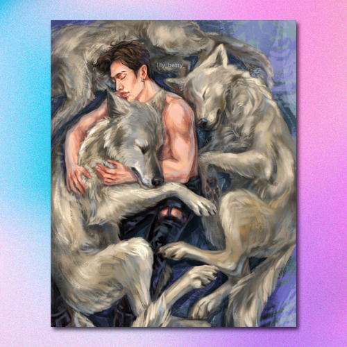 Арт принт / lily_betty_ / STRAY KIDS / Бан Чан #2