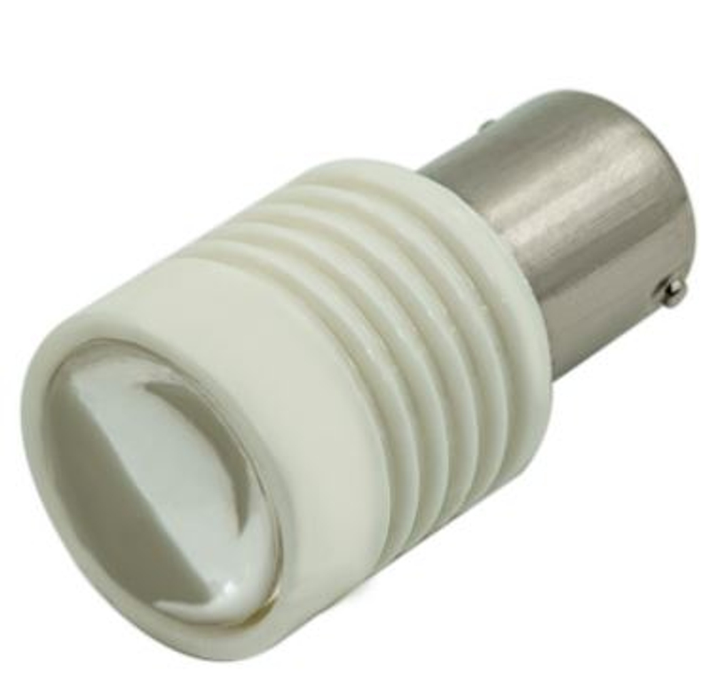Светодиод 12-24V T25\5  10SMD 3030 RED LENS Ceramic 10/4W 1000LM (2конт) S0113-2R