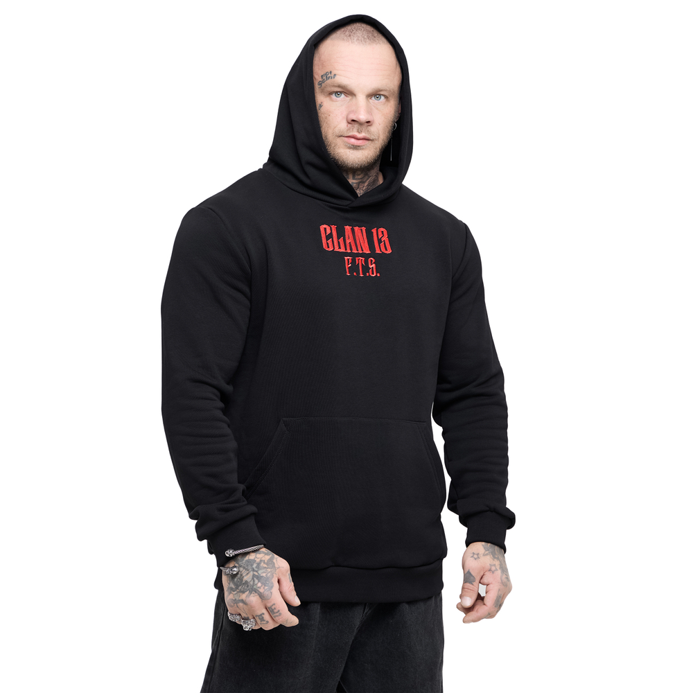 Худи Clan 13 Rebel Spirit, черный