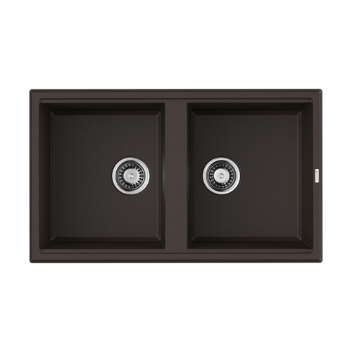 кухонная мойка Omoikiri Tedori 86-2-DC Tetogranit/темный шоколад