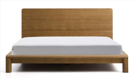 Кровать Arelida La Forma из дуба со светло-коричневой отделкой 160 x 200 см