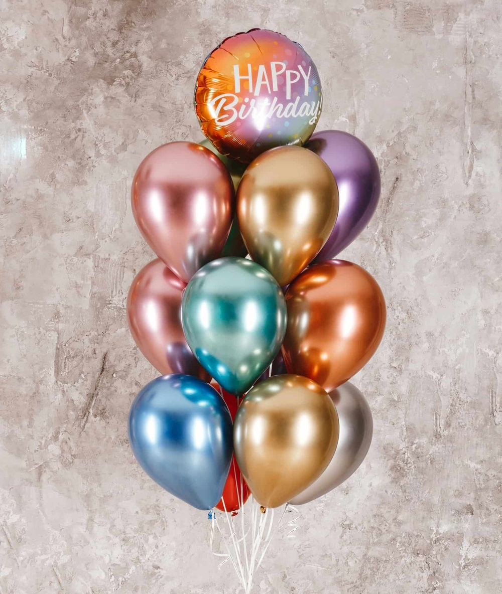 Фонтан Happy Birthday Омбре