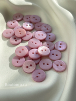 Пуговицы на прокол розовый перламутр