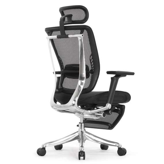 Кресло EXPERT 2 SPRING RSPM 01 (сидение MAX с поднож, подлокотн 6D(360), сетка чёрн/каркас чёрн)