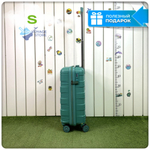 Маленький чемодан Mironpan Model 11271, Бирюзовый, S