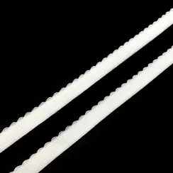 Резинка отделочная белая 11 мм, Китай