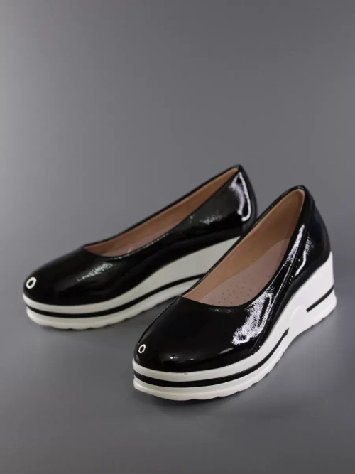 Туфли школьные черные