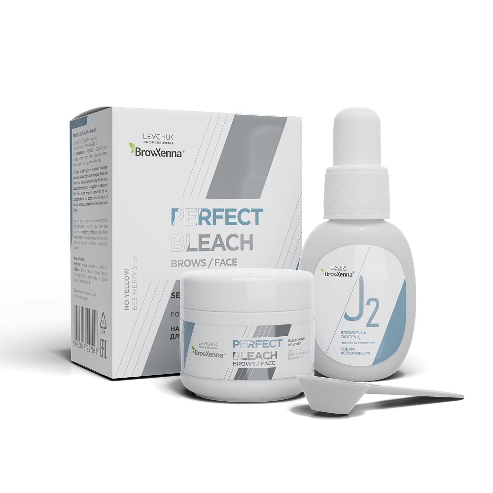 Профессиональный набор средств для осветления волосков Perfect Bleach, BrowXenna®