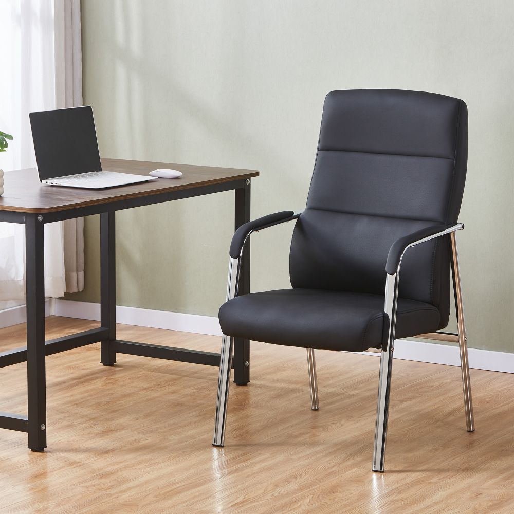 Кресло Everprof City Экокожа Черный