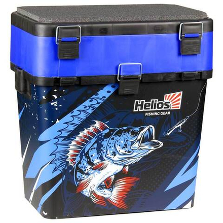 Ящик рыболовный зимний ICE FISHING синий (HS-IB-19-IFB) Helios