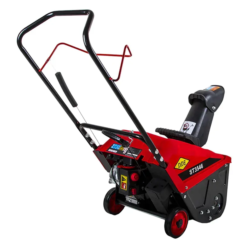 DDE ST3546 бензиновый снегоуборщик 3.5 л.с. ковш 46 см, выброс 10 м 792-711