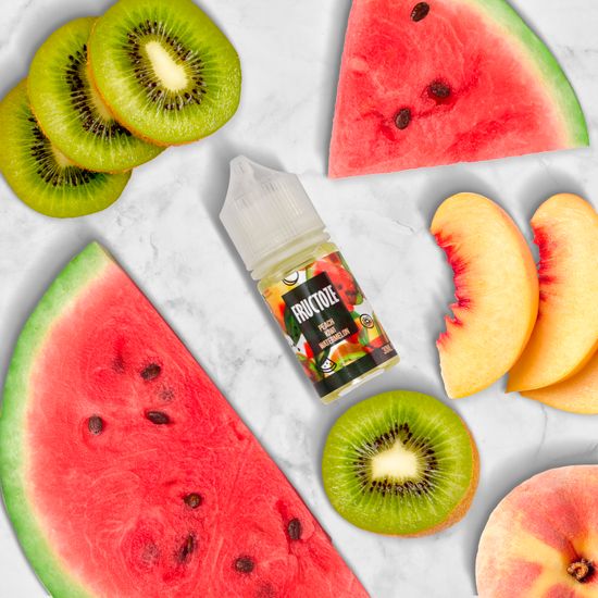 Жидкость Fructoze (30 мл, 20 мг HARD SALT) Peach Kiwi Watermelon