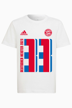 Футболка adidas FC Bayern 2023 Deutscher Meister Tee Junior