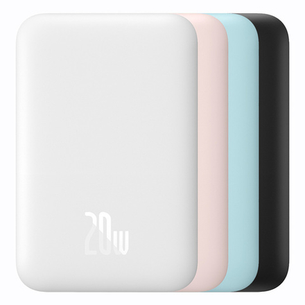 Внешний аккумулятор + Беспроводная зарядка Baseus Magnetic C+Qi 6000mAh 20W (MagSafe)
