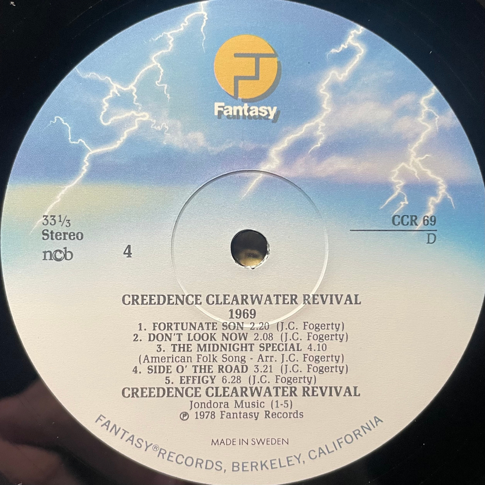 Creedence Clearwater Revival ‎– 1969 2LP (Скандинавия 1978г.)