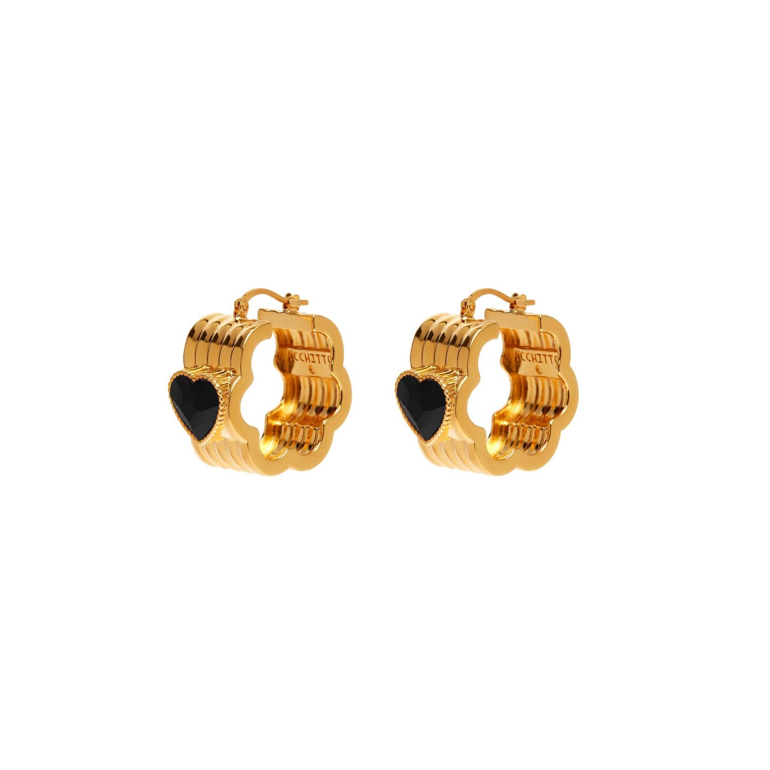 Серьги Desi Black Earrings