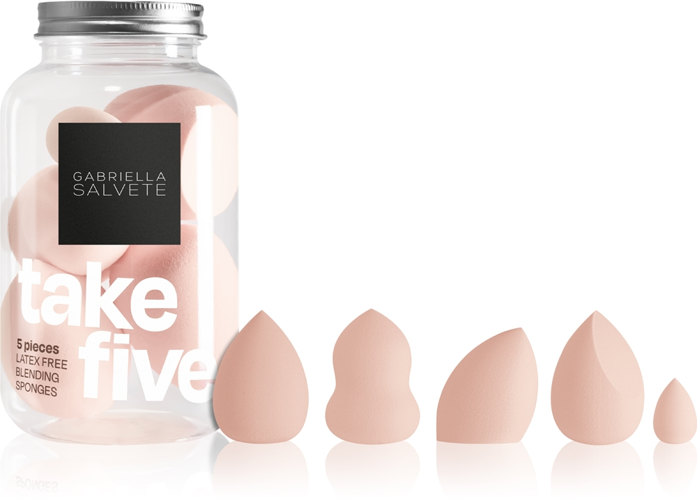 Gabriella Salvete Tools Take Five - Набор аппликаторов для лица оттенок Light Orange, 5 szt.