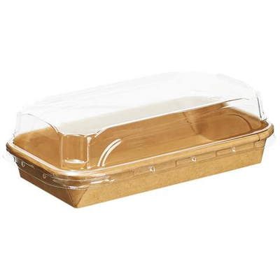 Крышка для бумажного контейнера Green Ant Sushi Box 91х160х32 мм ПЭТ 800 шт.